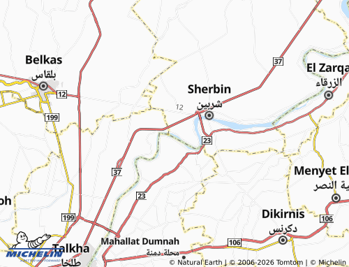 Mapa MICHELIN Kafr al-Hatabah - ViaMichelin