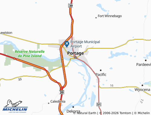 Carte MICHELIN Portage - ViaMichelin