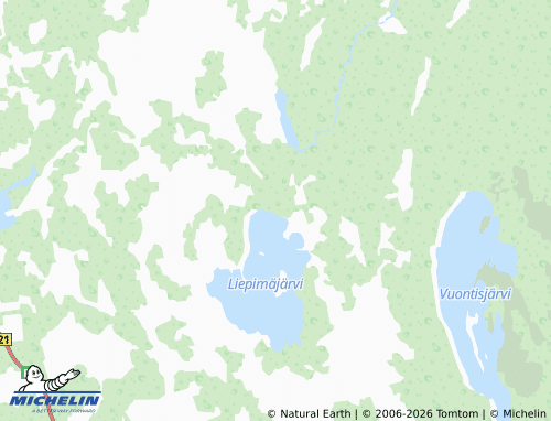 MICHELIN Liepimä map - ViaMichelin