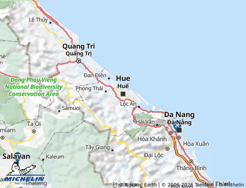 Mapa MICHELIN Thừa Thiên Huế - ViaMichelin