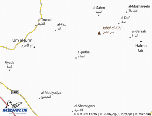 Carte MICHELIN al-Jadha - ViaMichelin