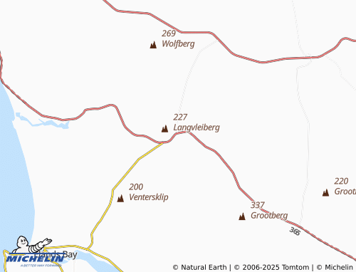 MICHELIN Leipoldtville map - ViaMichelin