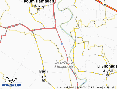 Mapa MICHELIN Munsha'at Abu Rayyah - ViaMichelin