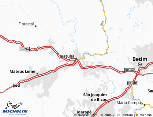 MICHELIN Juatuba map - ViaMichelin