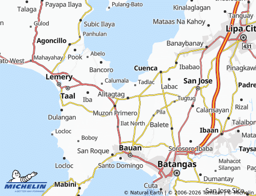 MICHELIN Alitagtag map - ViaMichelin