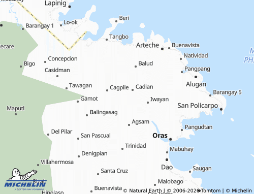 Mapa MICHELIN Cagdine - ViaMichelin