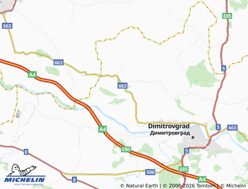 Mappa MICHELIN Vz Merichleri - ViaMichelin