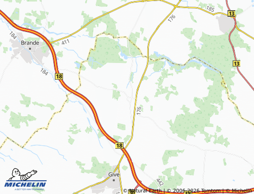 Mapa MICHELIN Thyregod - ViaMichelin