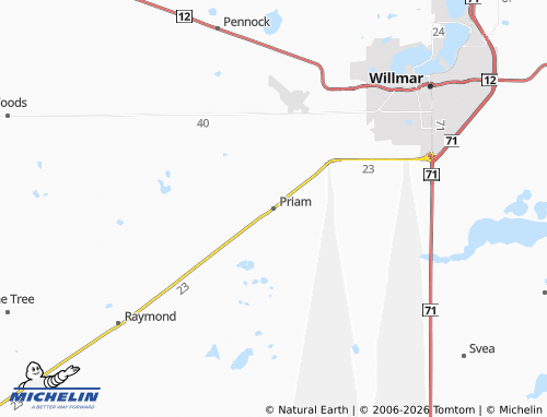 Mappa MICHELIN Priam - ViaMichelin