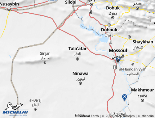 MICHELIN Telafar map - ViaMichelin