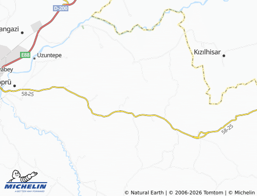 MICHELIN-Landkarte Emirhan - ViaMichelin
