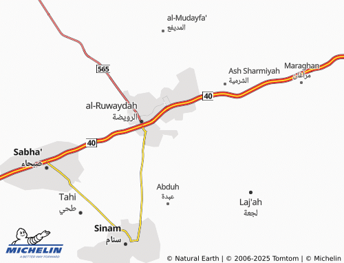 MICHELIN Al Wafa District map - ViaMichelin