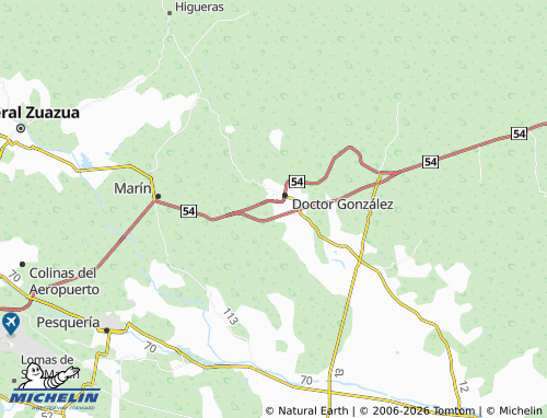 Mappa MICHELIN Centro de Doctor González - ViaMichelin