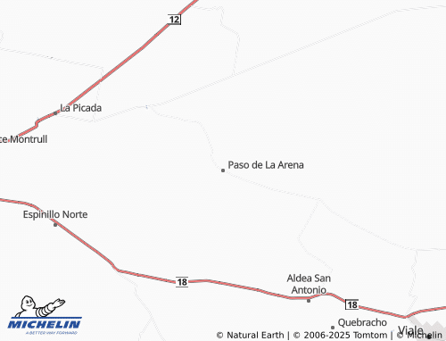 MICHELIN Paso de La Arena map - ViaMichelin