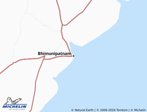 Mappa MICHELIN Bhimunipatnam - ViaMichelin