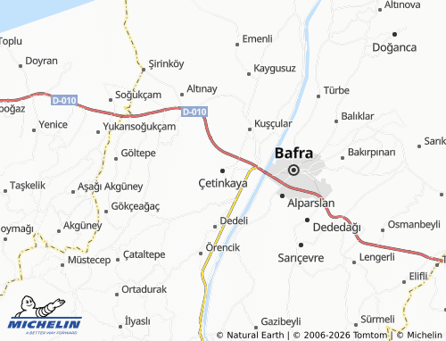 MICHELIN Çetinkaya map - ViaMichelin