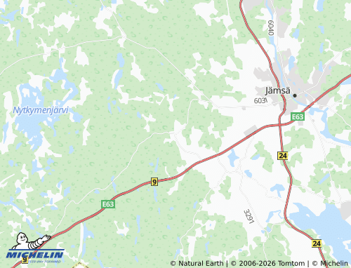 MICHELIN Partala map - ViaMichelin