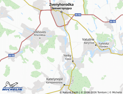 MICHELIN Stebne map - ViaMichelin