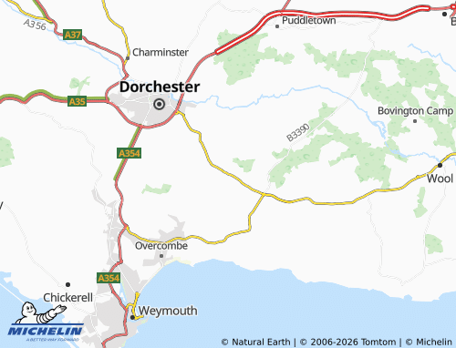 Mappa MICHELIN Broadmayne - ViaMichelin