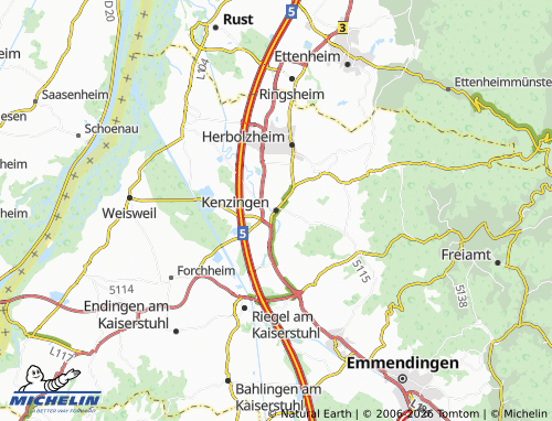 Mapa MICHELIN Kenzingen - ViaMichelin