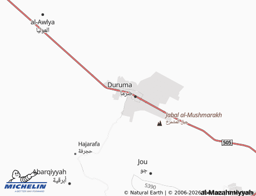 Carte MICHELIN al-Nakheel - ViaMichelin