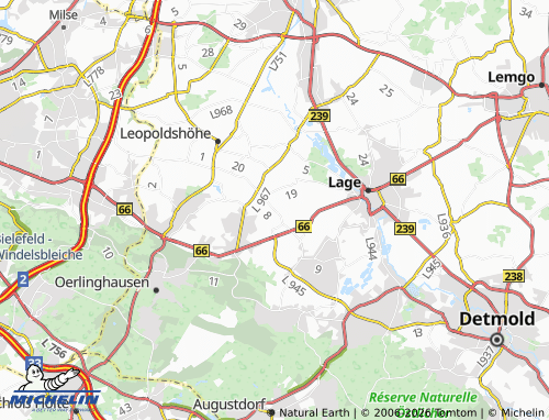 MICHELIN Ehlenbruch map - ViaMichelin