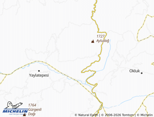 MICHELIN-Landkarte Çavuş - ViaMichelin
