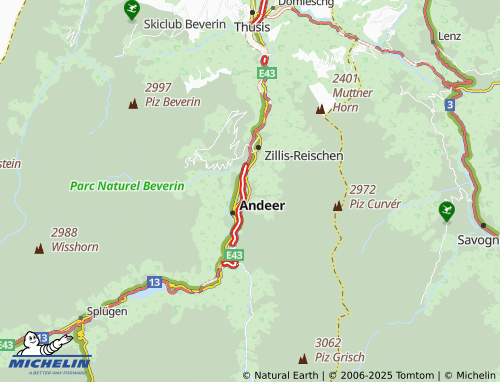 MICHELIN Pignia map - ViaMichelin
