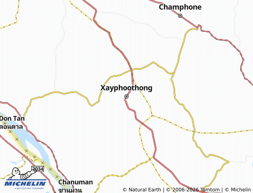 MICHELIN-Landkarte Xayphoothong - ViaMichelin