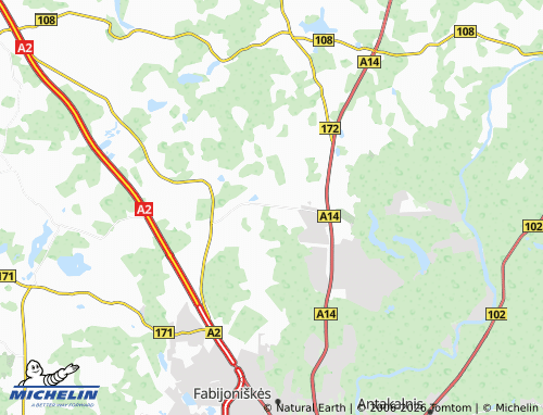 Mappa MICHELIN Riešė - ViaMichelin