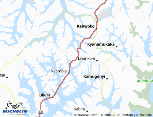 Carte MICHELIN Kalisizo - ViaMichelin