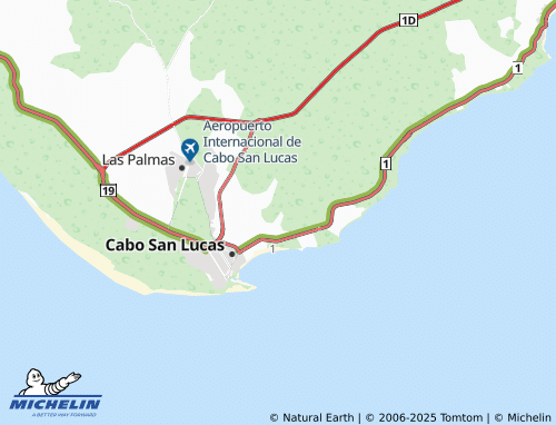 MICHELIN Ventanas del Cortés map - ViaMichelin