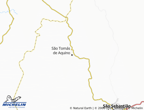 MICHELIN São Tomás de Aquino map - ViaMichelin