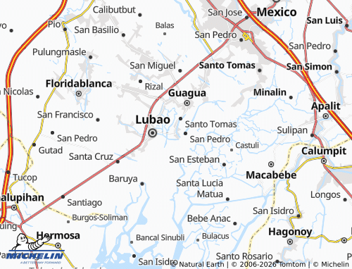 MICHELIN Sasmuan map - ViaMichelin