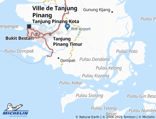Mapa MICHELIN Bintan Timur - ViaMichelin