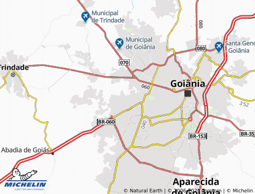 MICHELIN Jardim Mirabel map - ViaMichelin