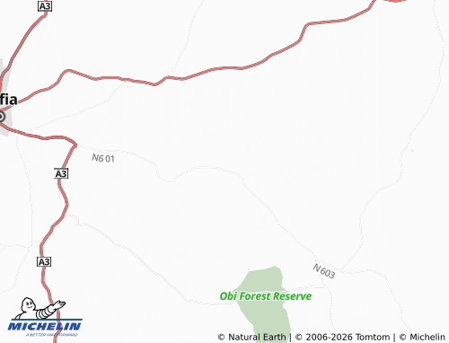 Mappa MICHELIN Yelwata - ViaMichelin