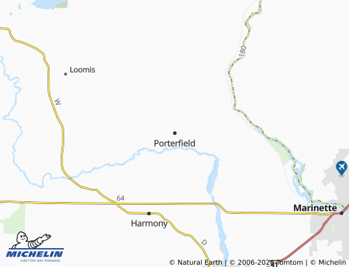 Carte MICHELIN Porterfield - ViaMichelin