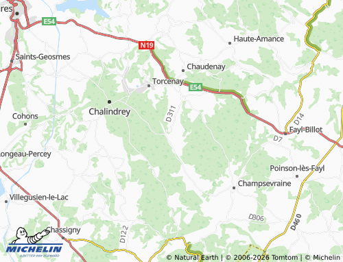 Mapa MICHELIN Les Loges - ViaMichelin