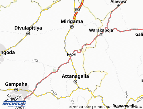 MICHELIN Muruthawala map - ViaMichelin