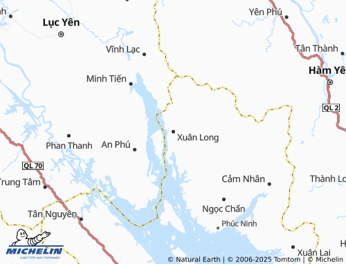 MICHELIN Xuân Long map - ViaMichelin