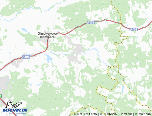 Carte MICHELIN Strubkovo - ViaMichelin