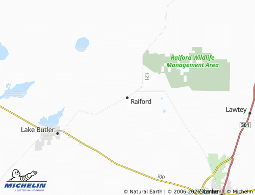 Mappa MICHELIN Raiford - ViaMichelin