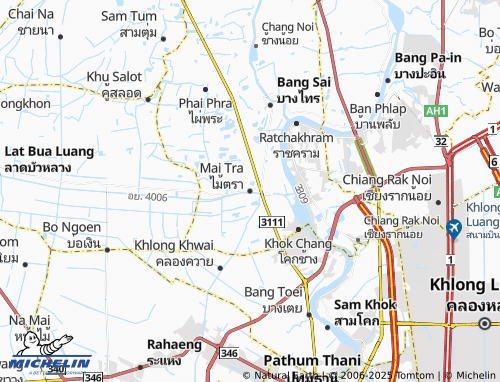 MICHELIN Mai Tra map - ViaMichelin