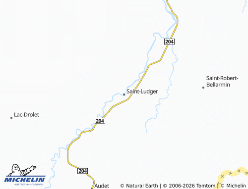 Kaart MICHELIN Saint-Ludger - ViaMichelin