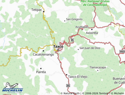 MICHELIN De Los Tajos map - ViaMichelin