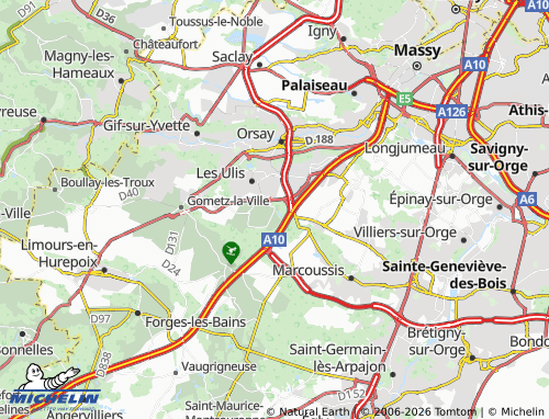 Mappa MICHELIN La Gâtine - ViaMichelin