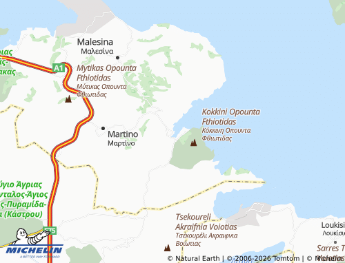 MICHELIN Larymna map - ViaMichelin