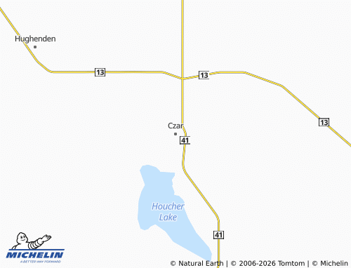 Carte MICHELIN Czar - ViaMichelin