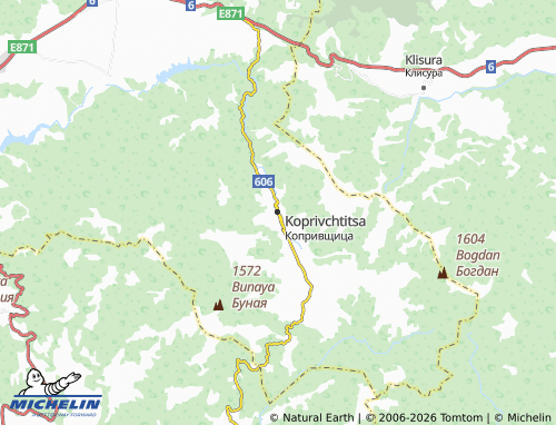 Mappa MICHELIN Koprivstica - ViaMichelin